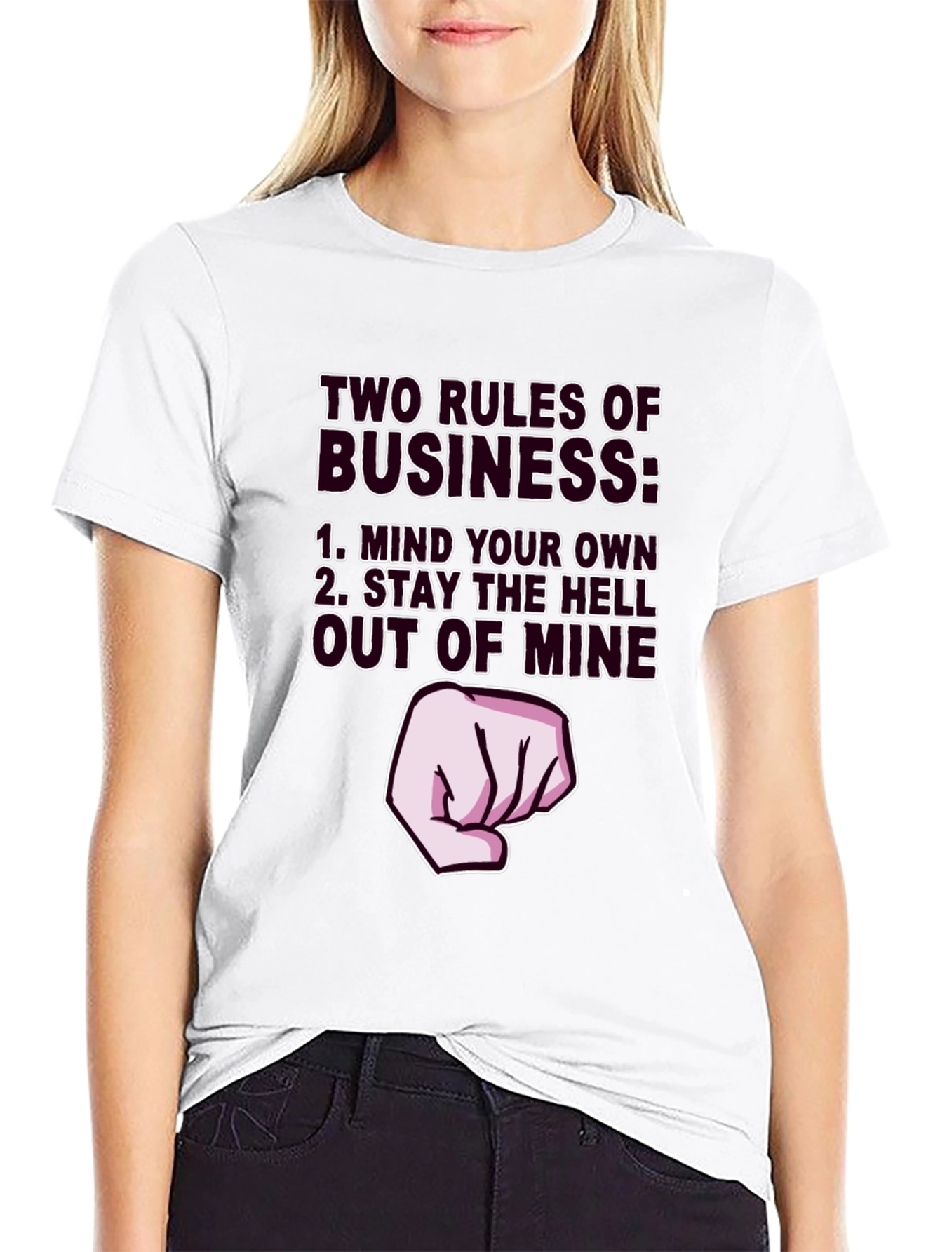 Two Rules of Business Graphic Tee