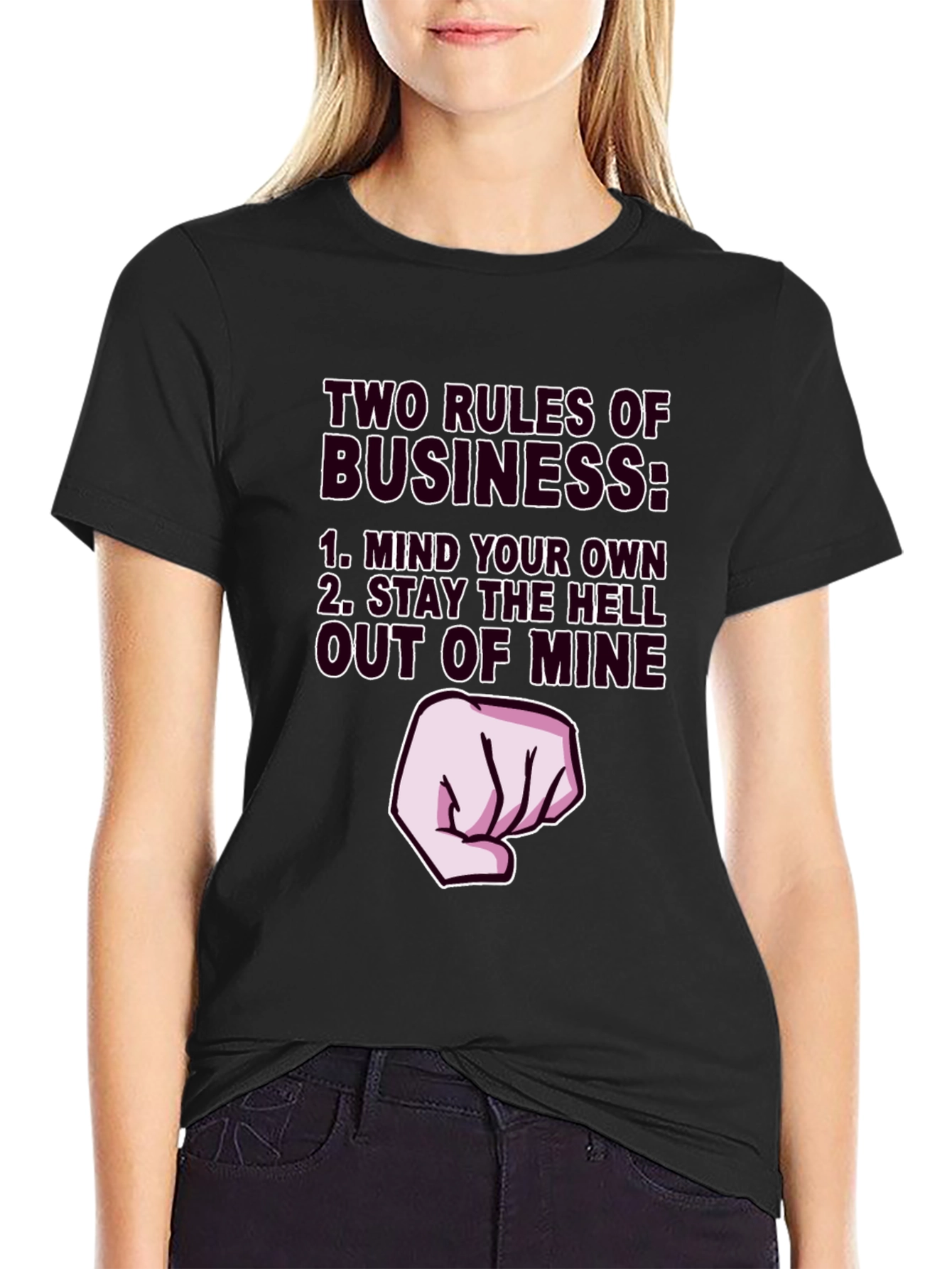 Two Rules of Business Graphic Tee