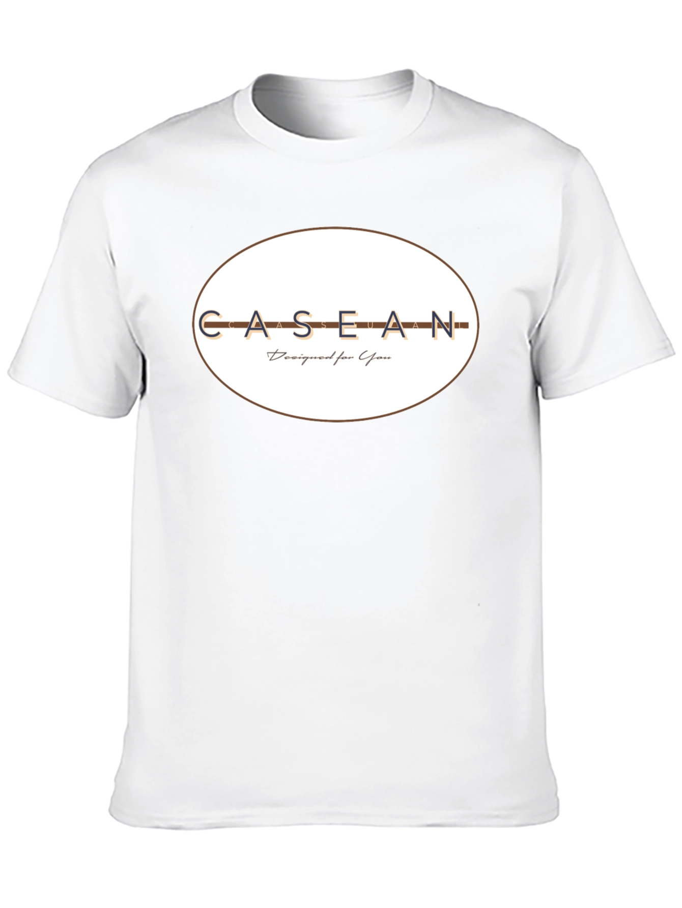 CASEAN Designed for You Mens Black T-Shirt