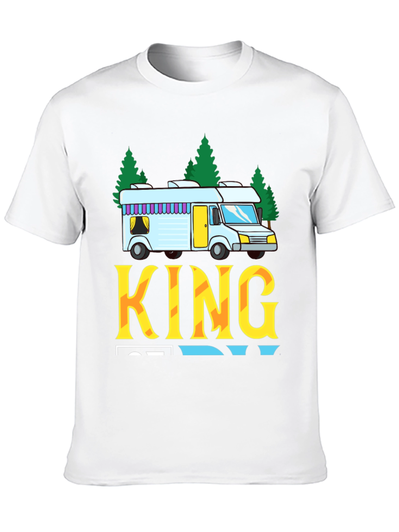 RV King T-Shirt - Camping Road Trip Tee