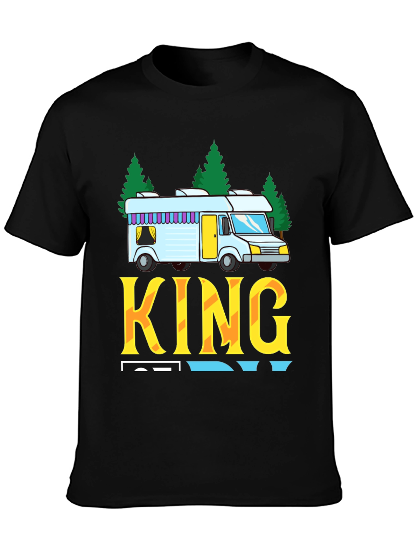 RV King T-Shirt - Camping Road Trip Tee