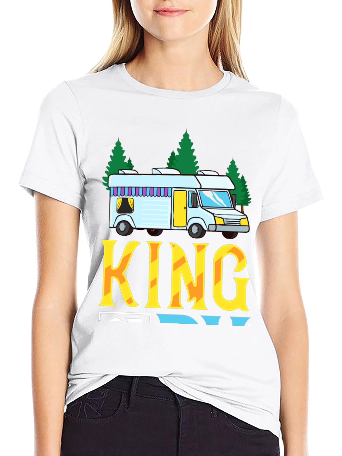 RV King T-Shirt - Camping Road Trip Tee