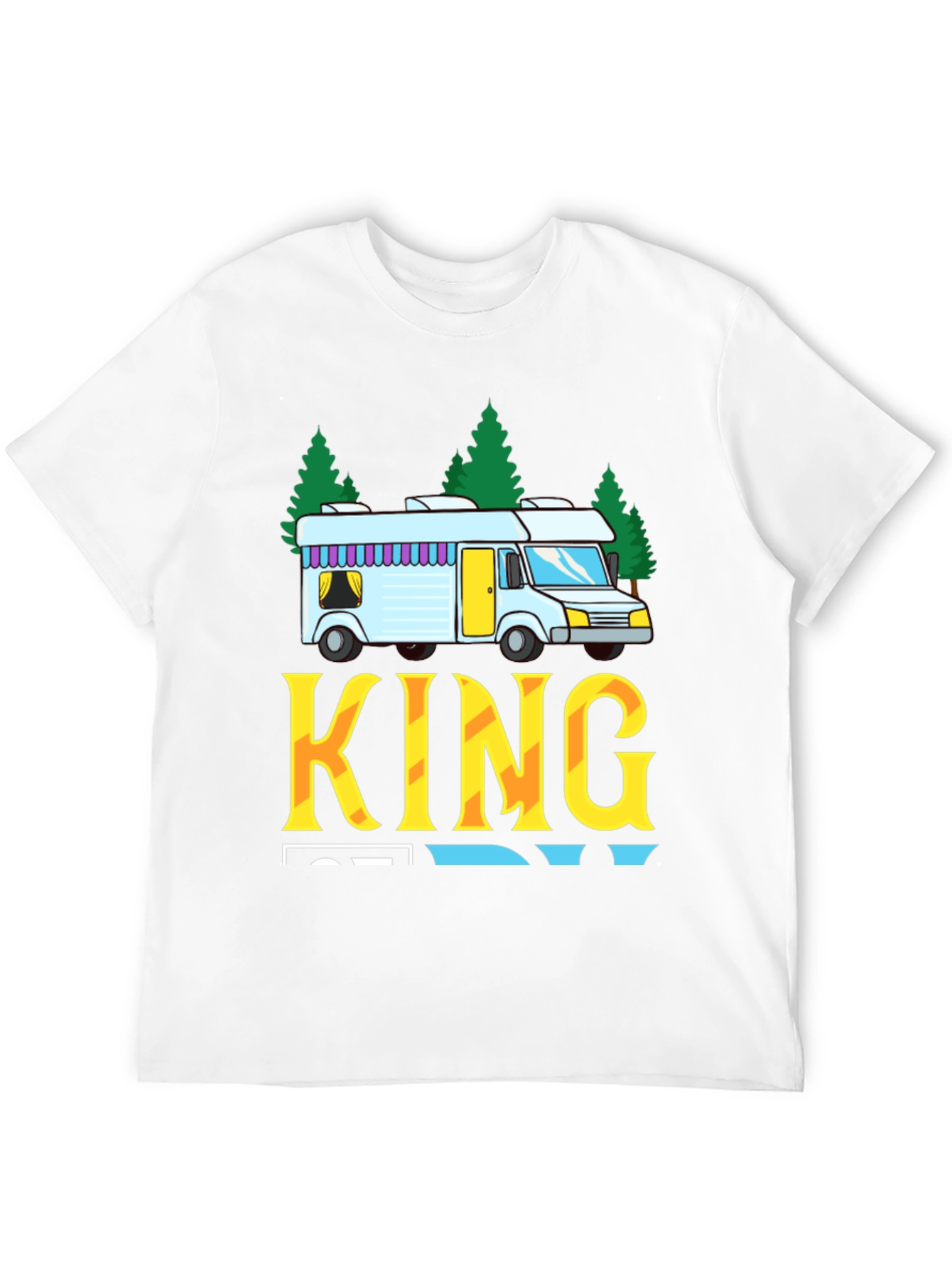 RV King T-Shirt - Camping Road Trip Tee