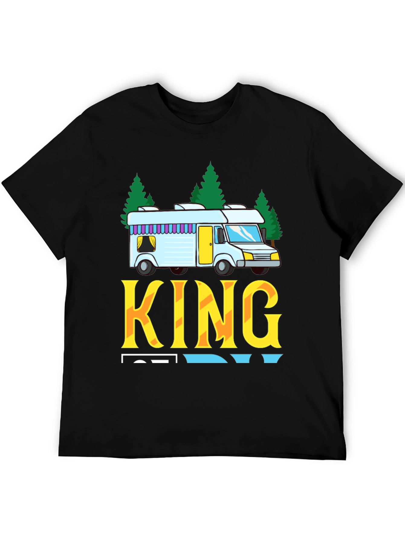 RV King T-Shirt - Camping Road Trip Tee