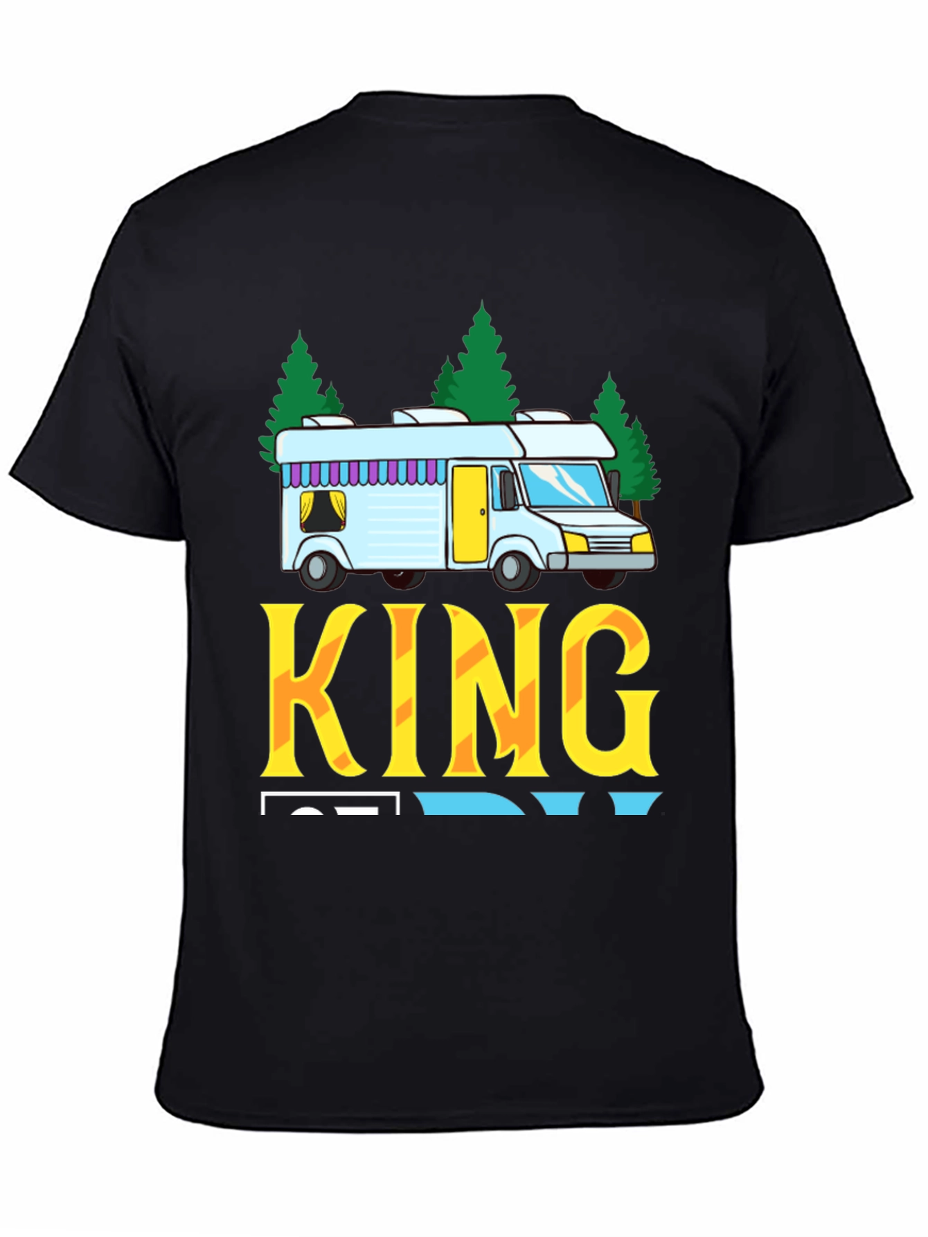 RV King T-Shirt - Camping Road Trip Tee
