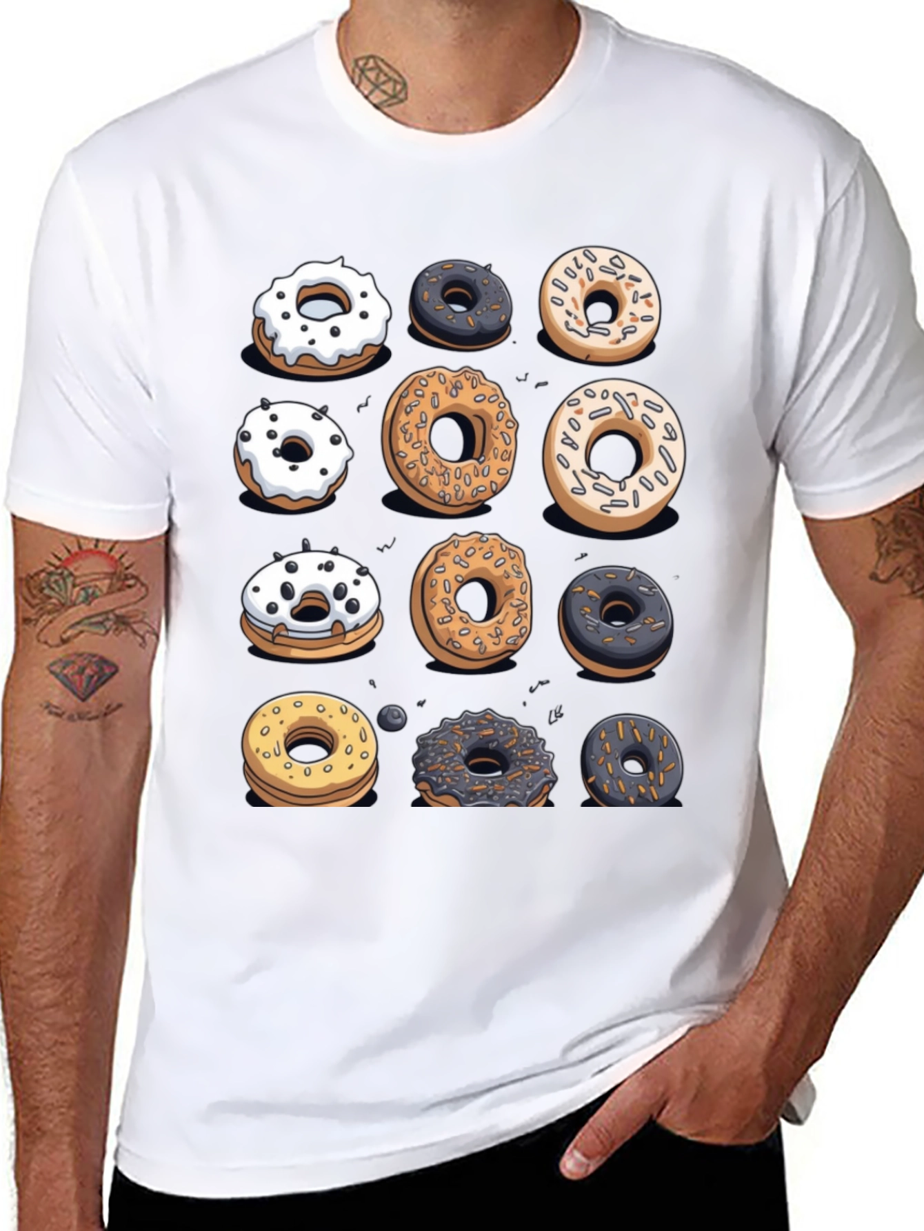 Donut Graphic T-Shirt - Sweet Treat Fashion