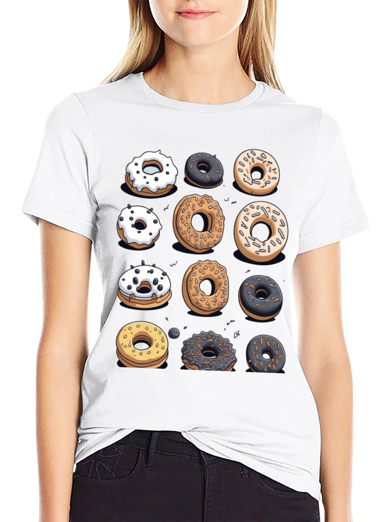 Donut Graphic T-Shirt - Sweet Treat Fashion