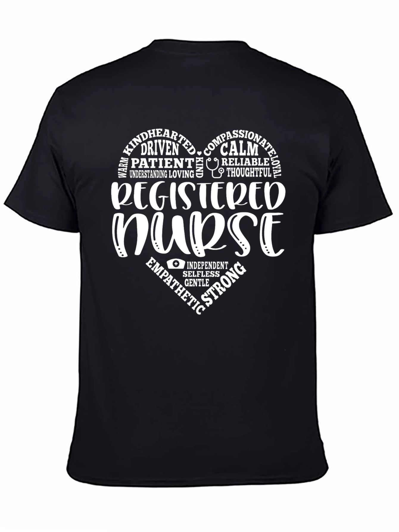 Registered Nurse Heart Graphic T-Shirt
