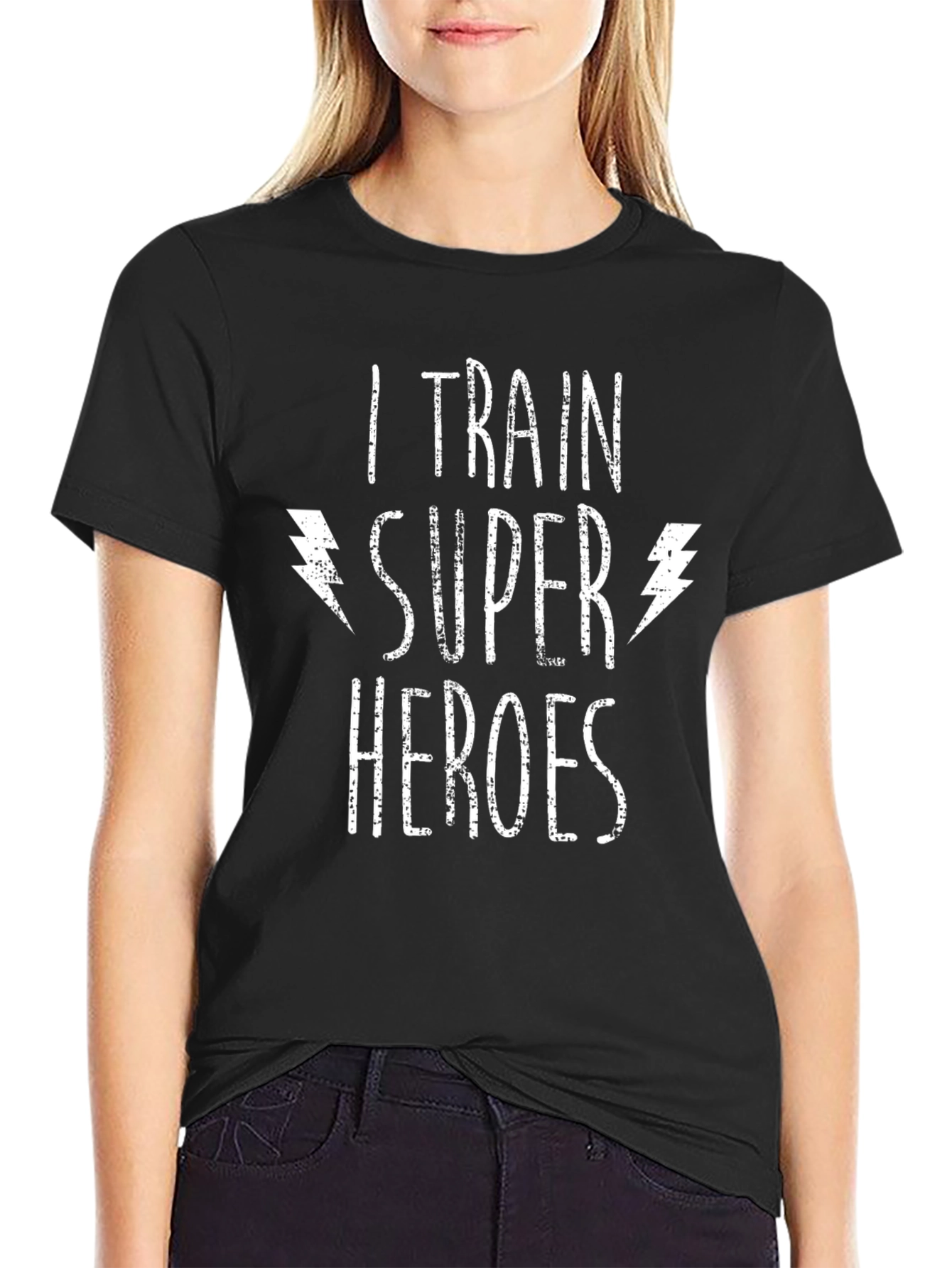 I Train Super Heroes Graphic T-Shirt