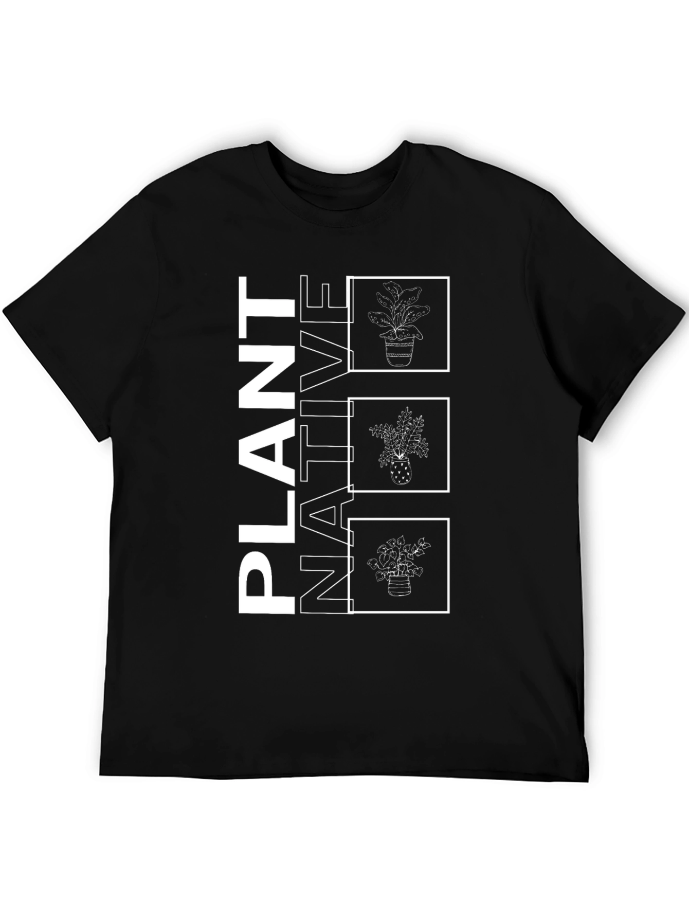 Plant Native Graphic Tee - Black
