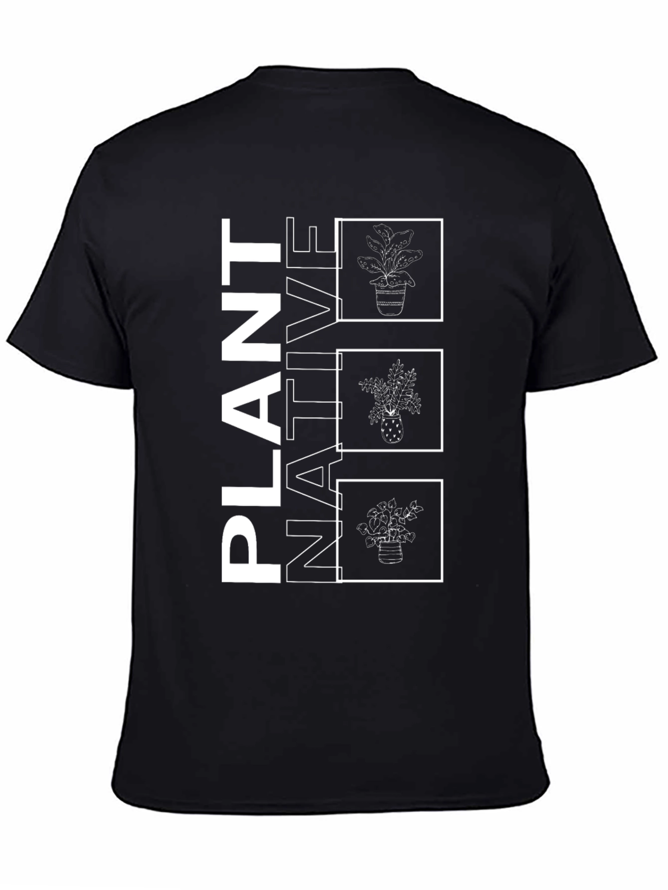 Plant Native Graphic Tee - Black