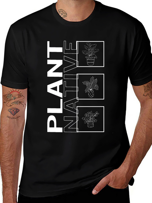 Plant Native Graphic Tee - Black