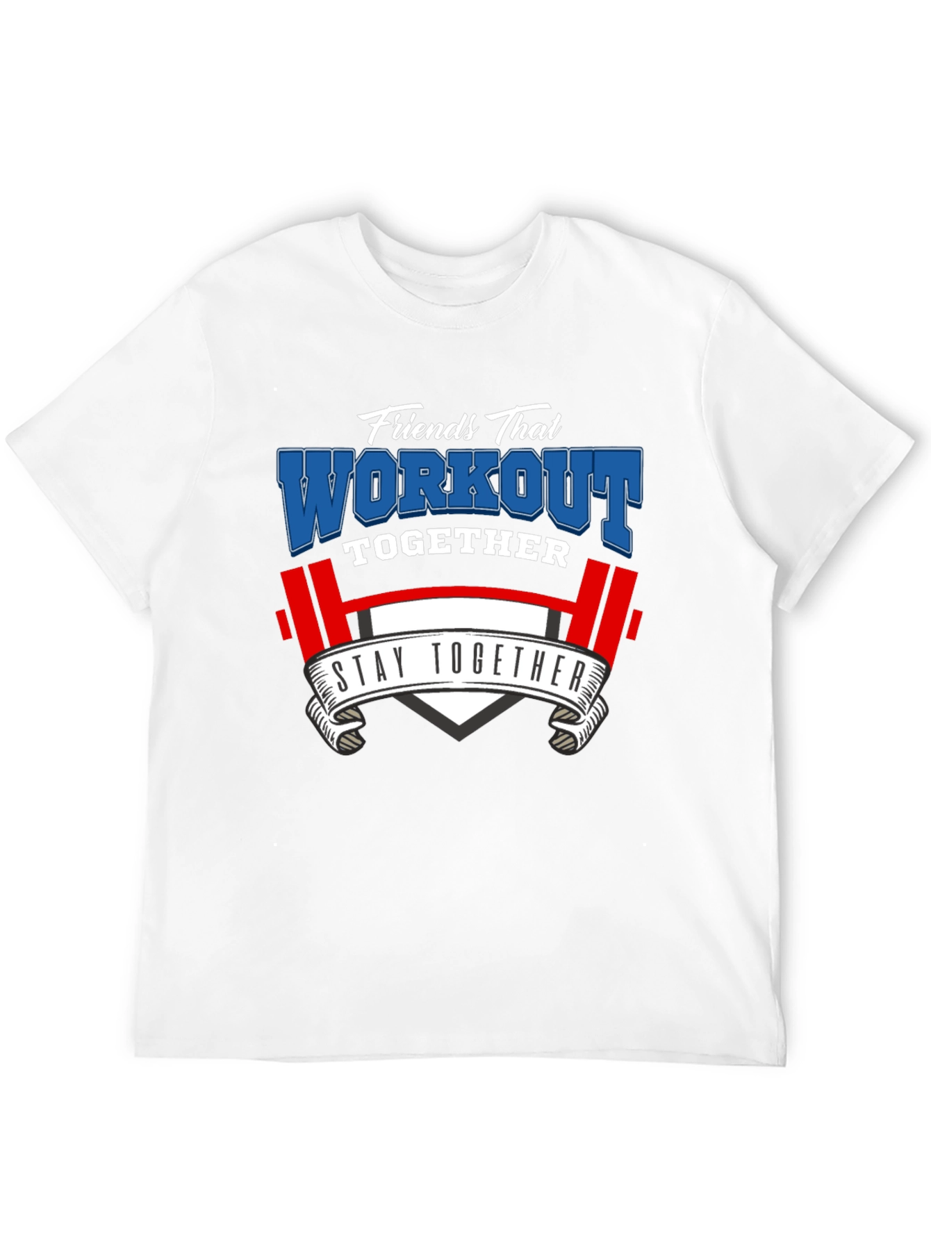 Friends Workout Together Graphic Tee