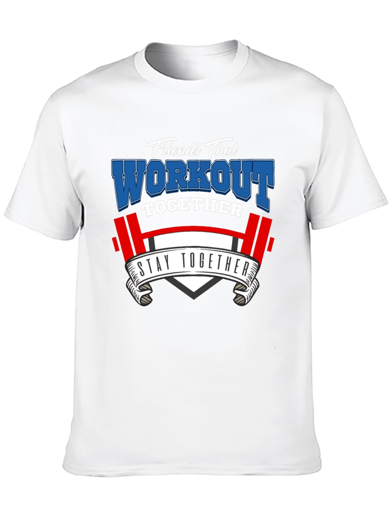 Friends Workout Together Graphic Tee