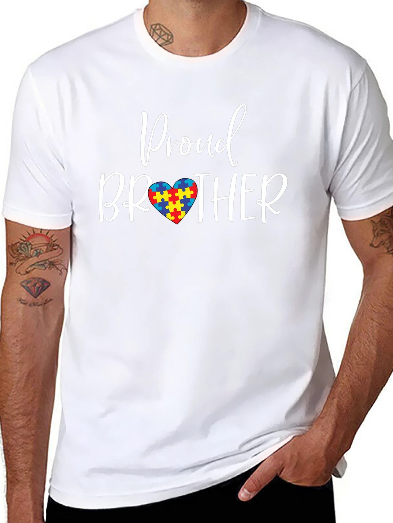 Proud Brother Autism Awareness T-Shirt