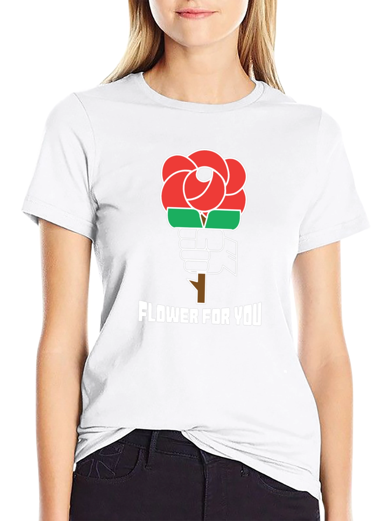 Flower For You Graphic Tee