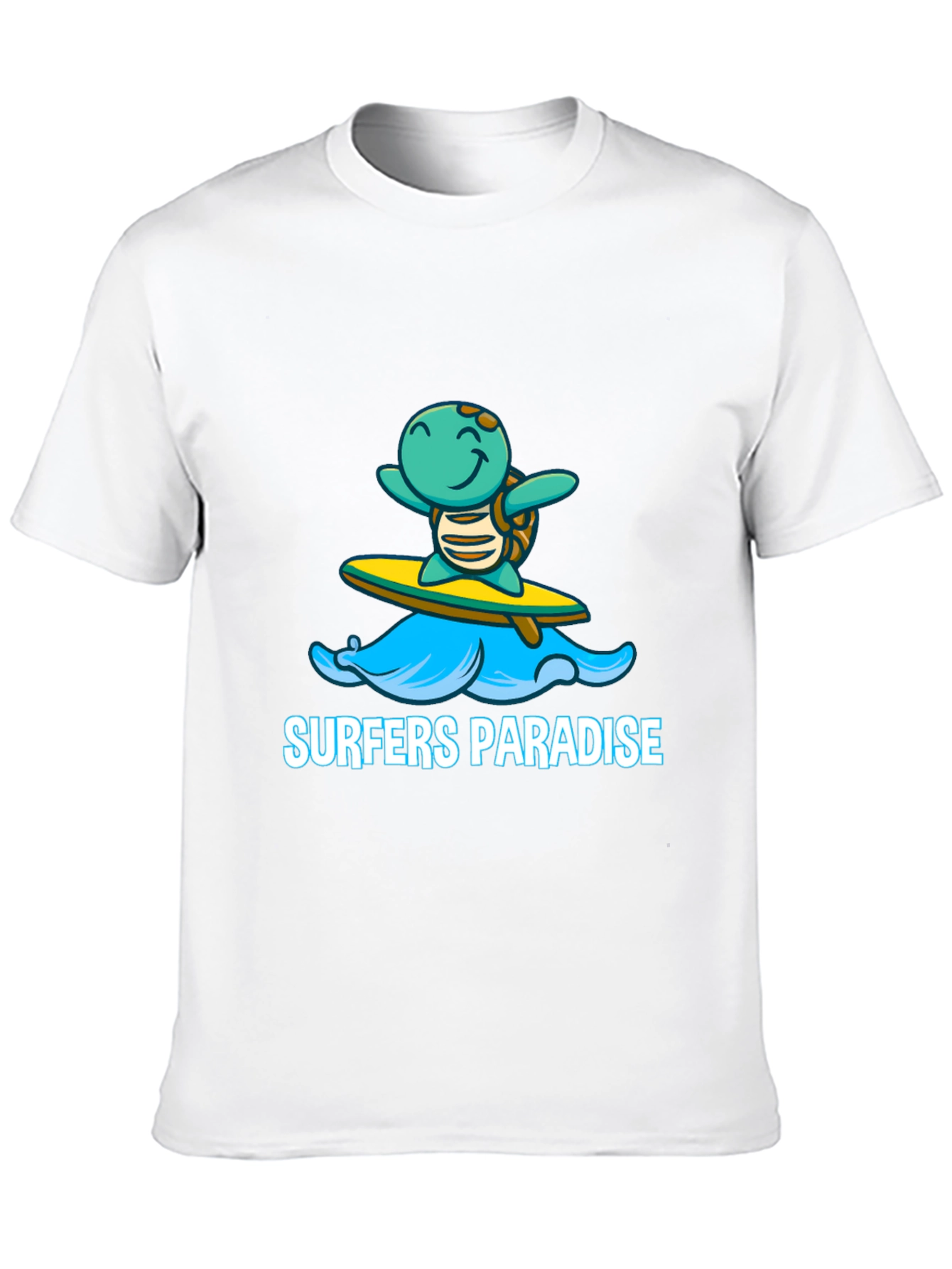 Surfer Turtle Graphic Tee - Surfs Up!