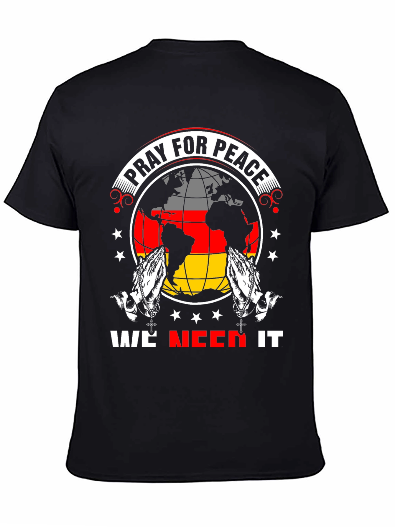 Pray For Peace Graphic T-Shirt