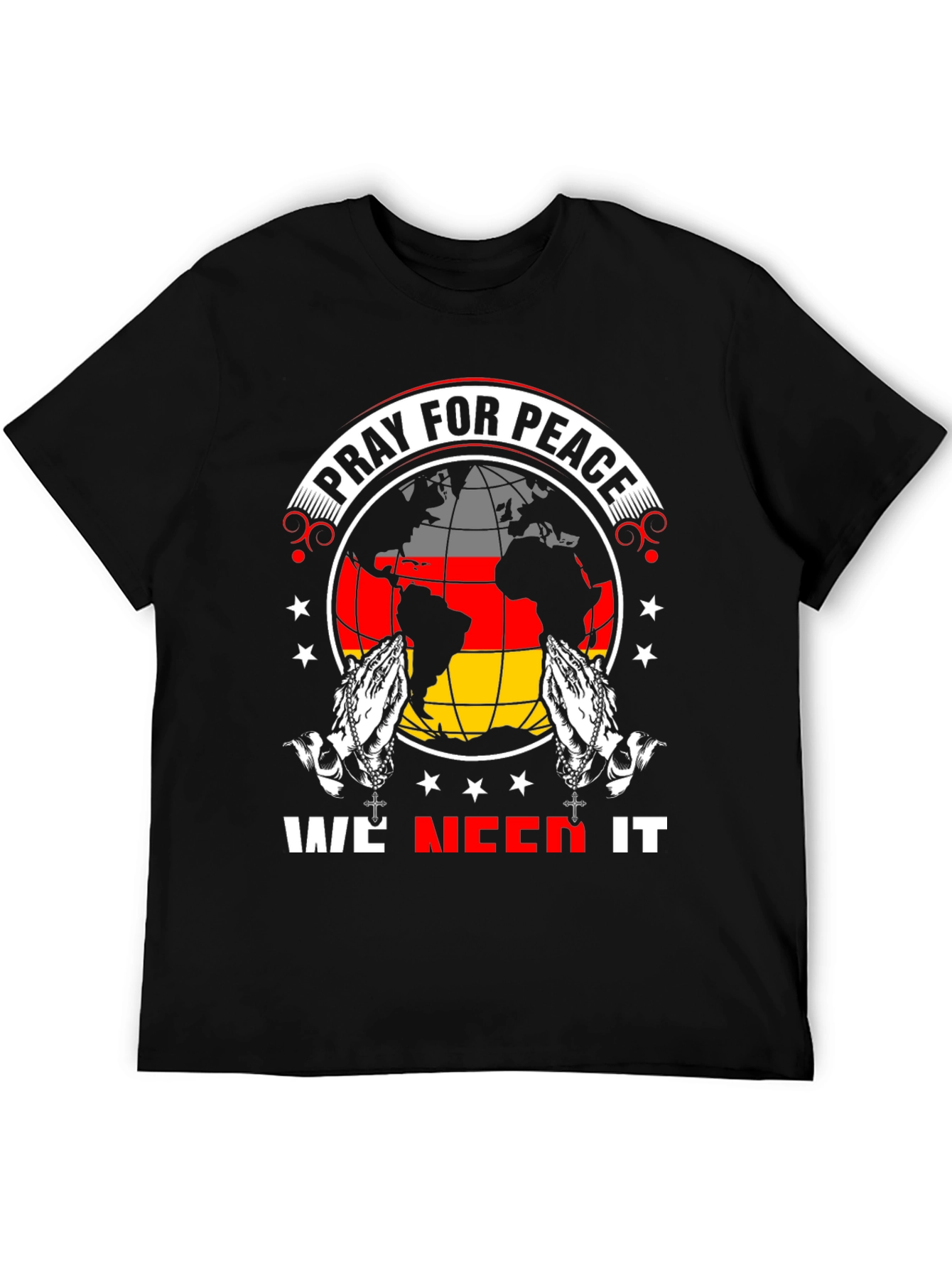 Pray For Peace Graphic T-Shirt