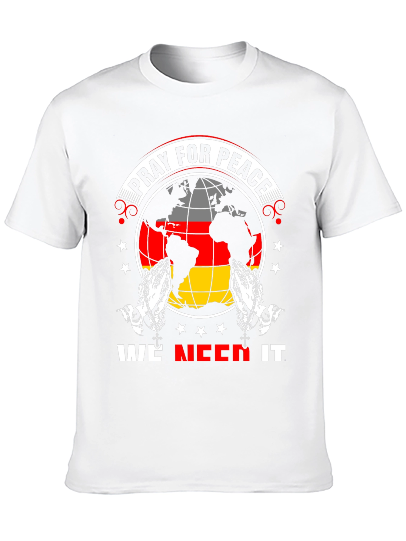 Pray For Peace Graphic T-Shirt