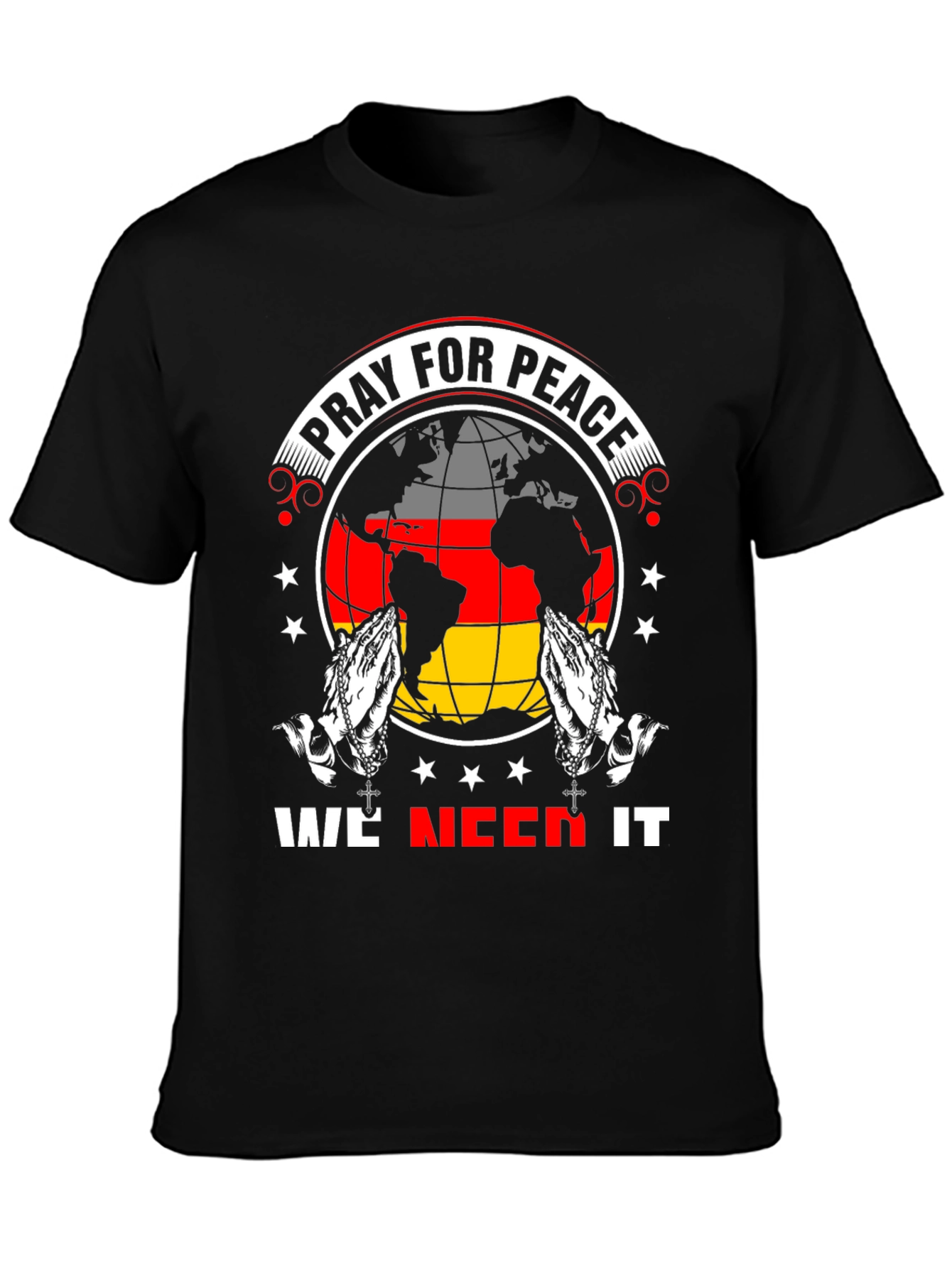 Pray For Peace Graphic T-Shirt