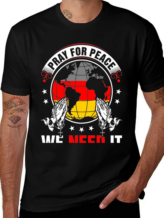 Pray For Peace Graphic T-Shirt