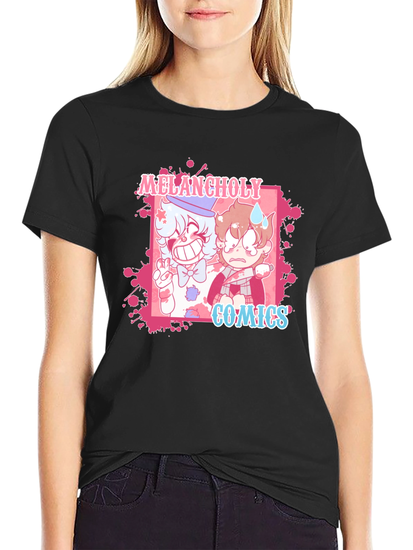 Melancholy Comics Graphic T-Shirt