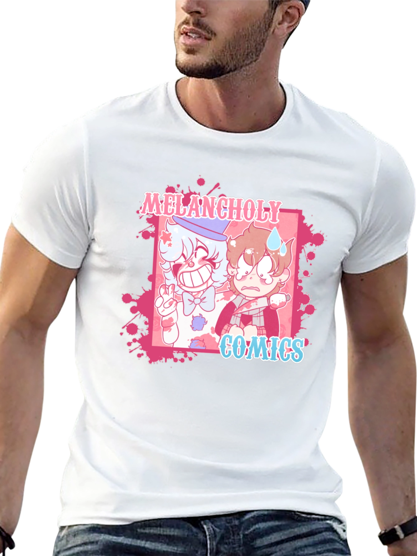 Melancholy Comics Graphic T-Shirt
