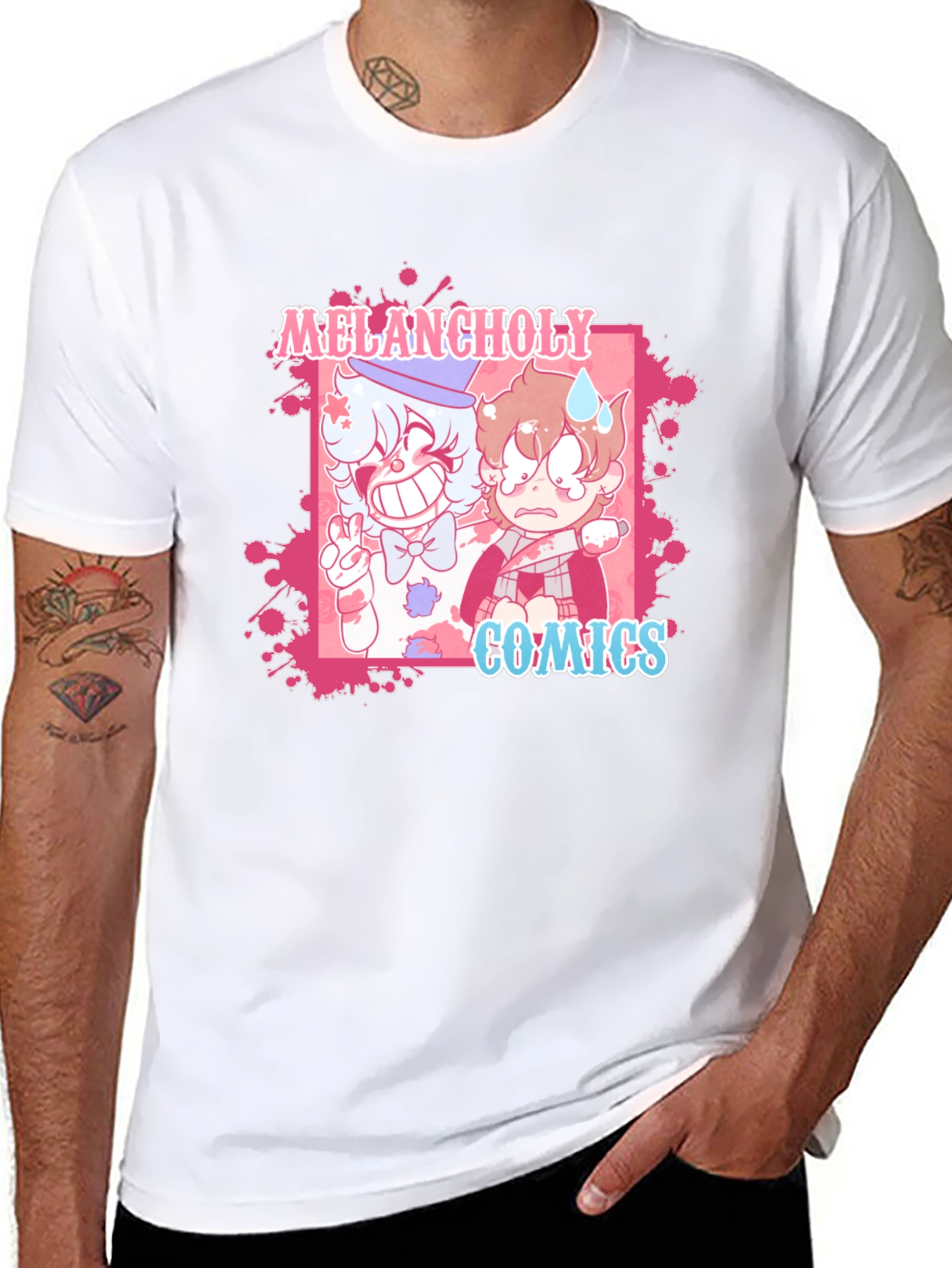Melancholy Comics Graphic T-Shirt