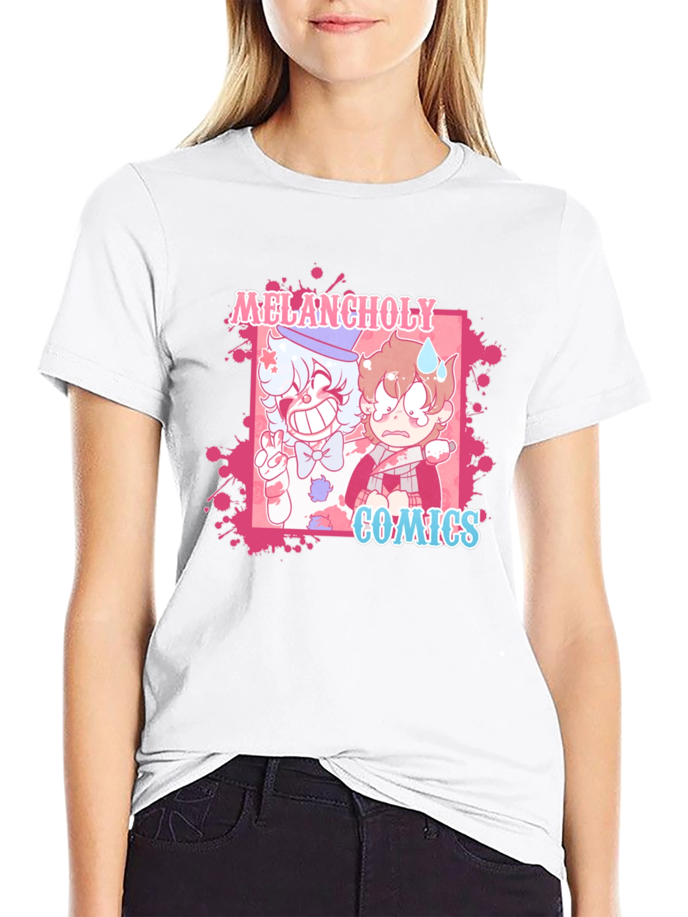 Melancholy Comics Graphic T-Shirt
