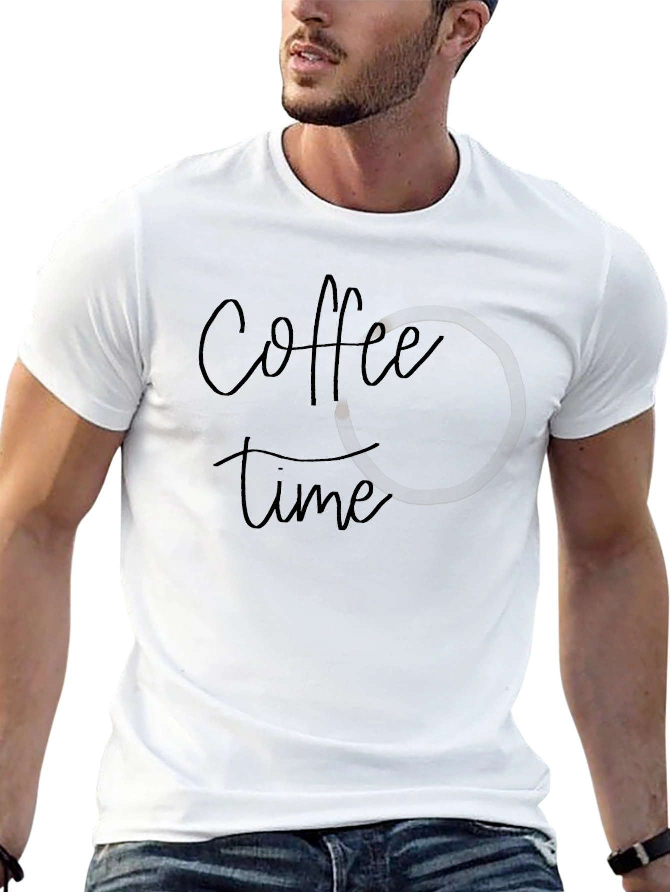 Coffee Time Black T-Shirt