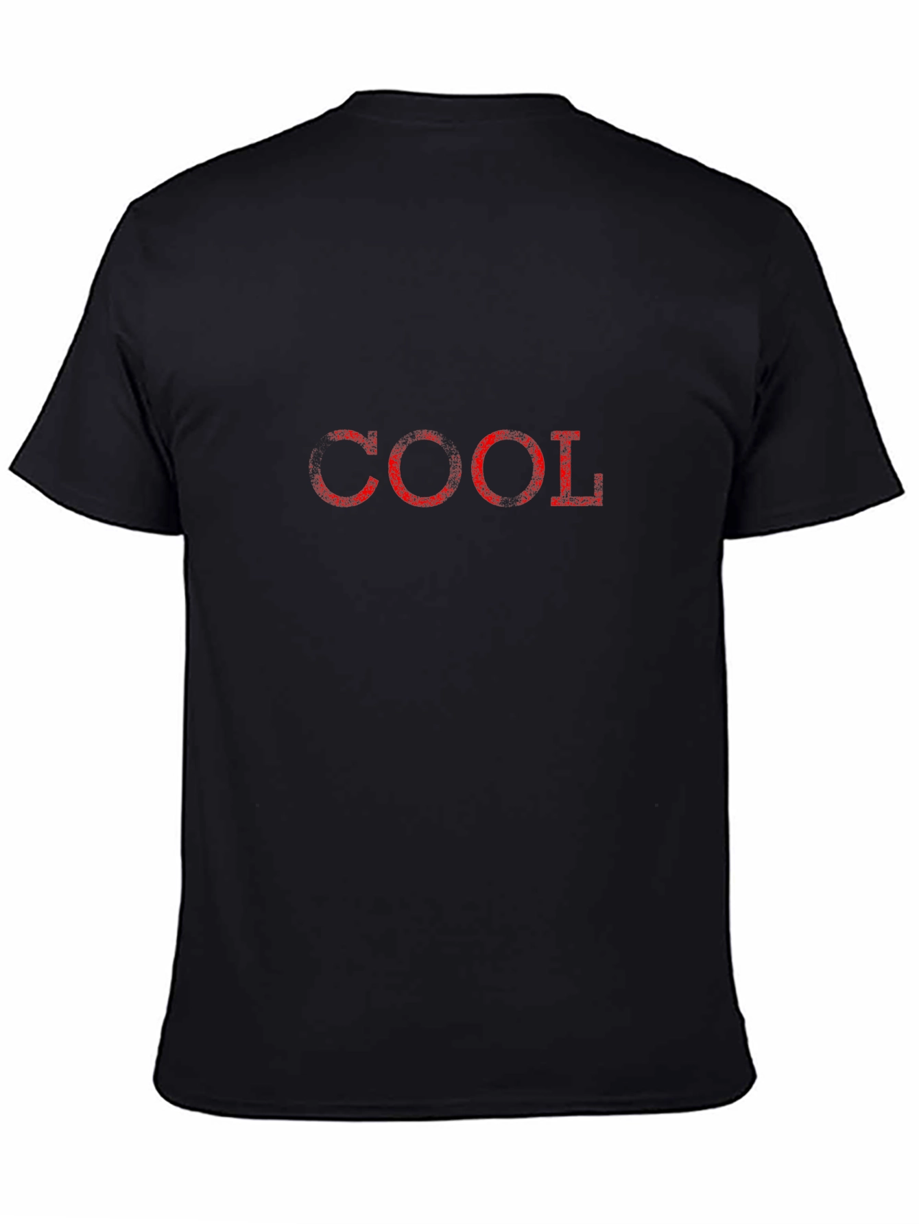 Cool Graphic T-Shirt - Black Crew Neck Tee