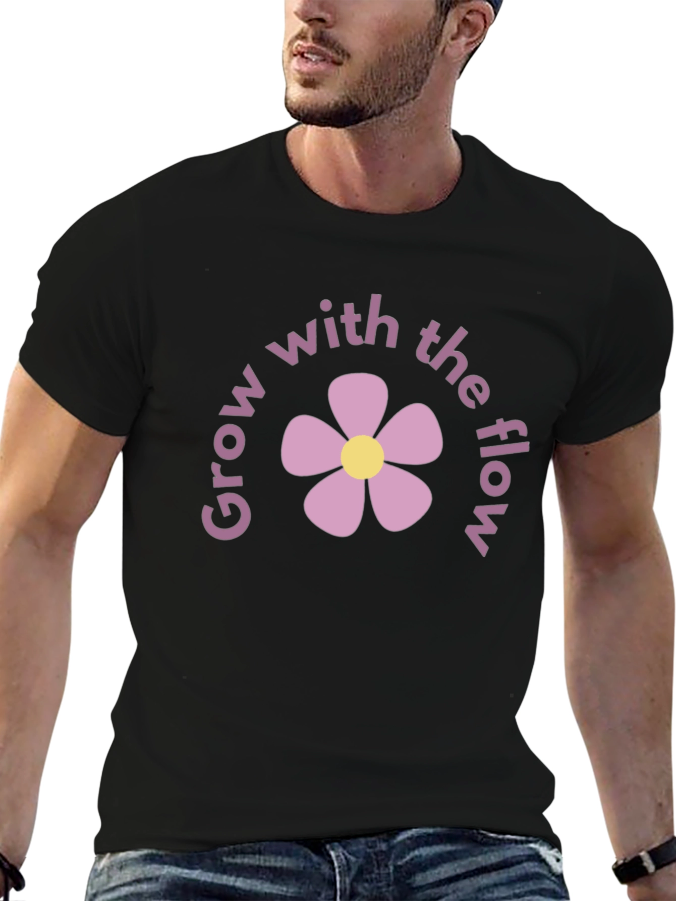 Grow With The Flow Graphic T-Shirt