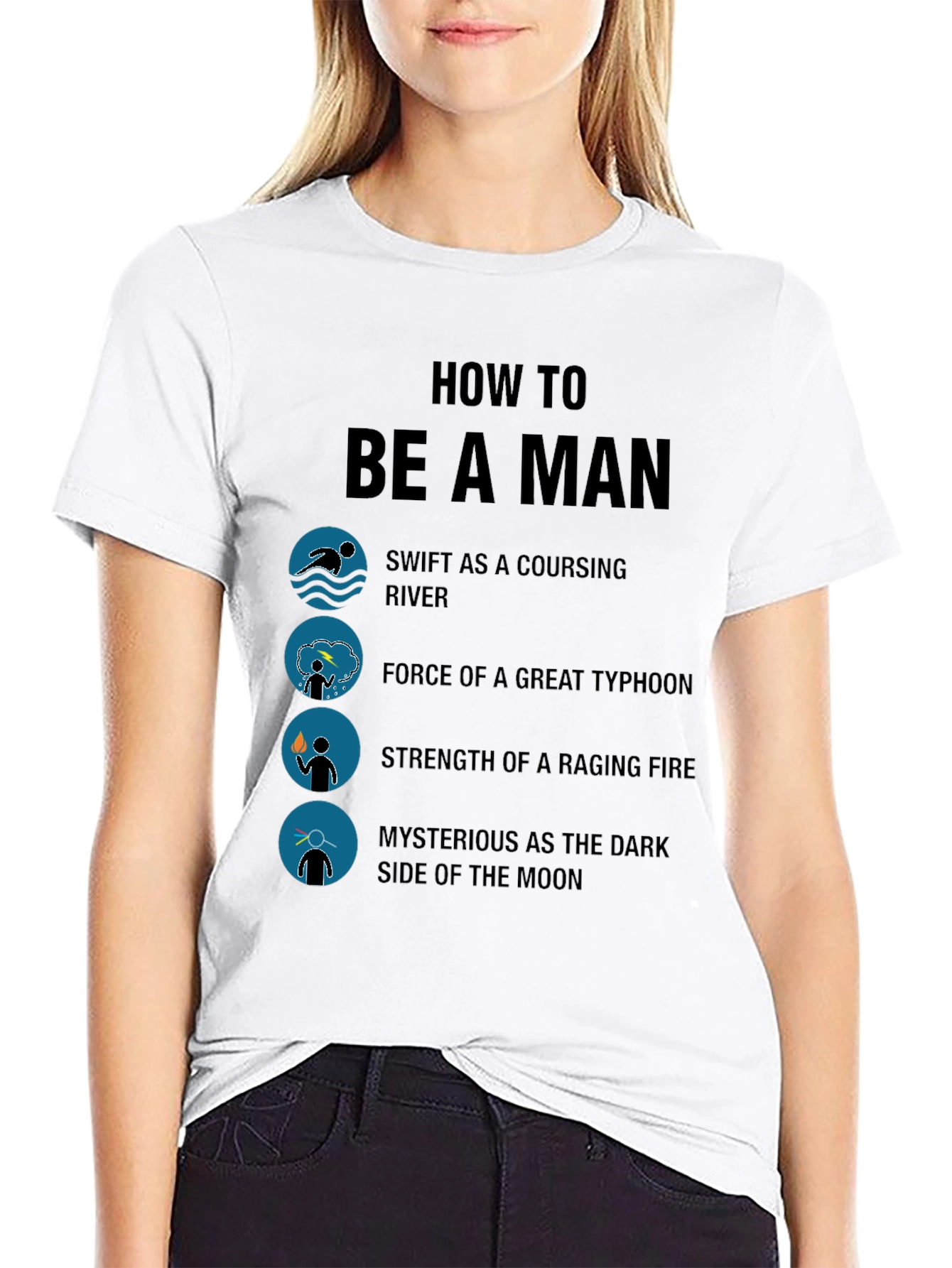 How To Be A Man Graphic T-Shirt