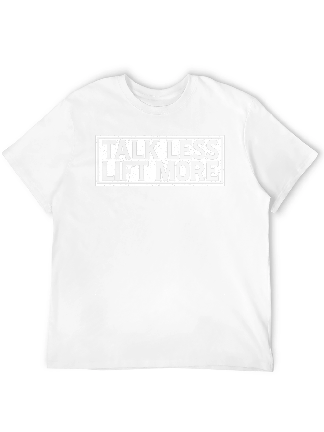 Talk Less Lift More Black Graphic T-Shirt