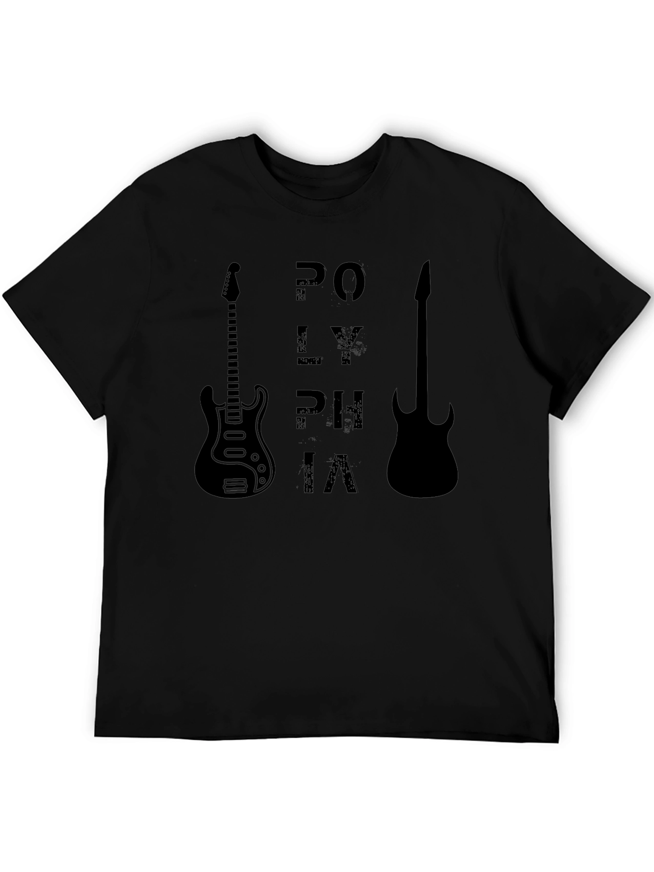 Polyphia Guitar T-Shirt - Black Graphic Tee