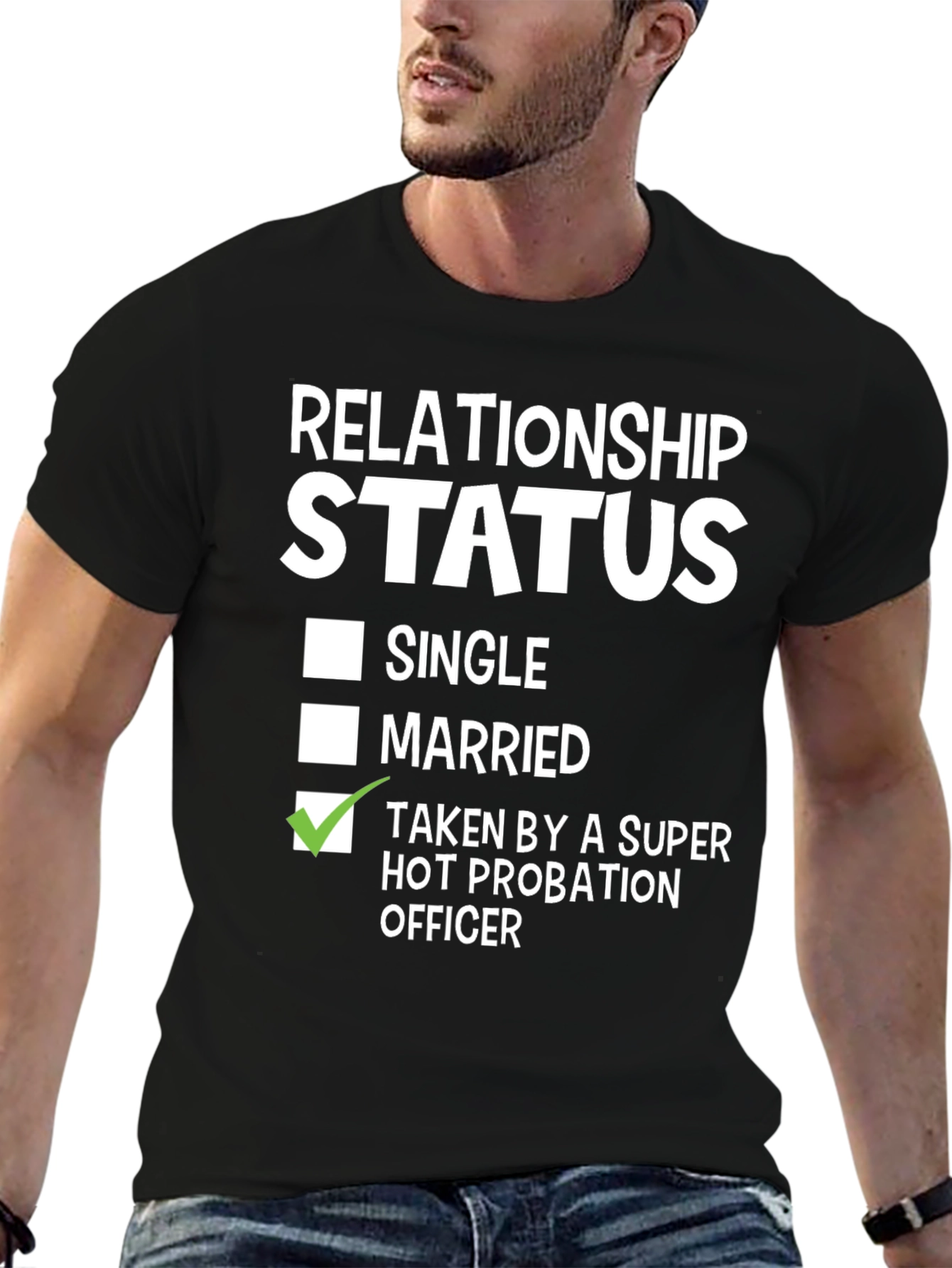 Relationship Status T-Shirt - Super Hot Probation Officer