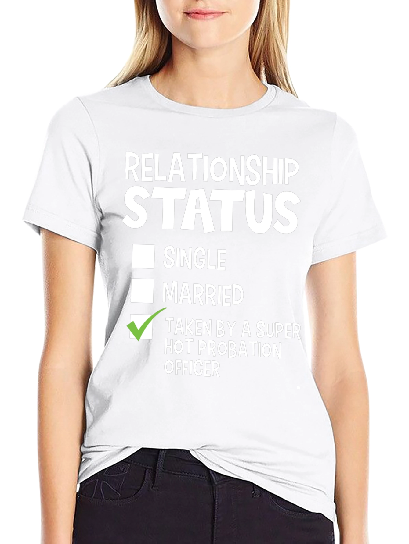 Relationship Status T-Shirt - Super Hot Probation Officer