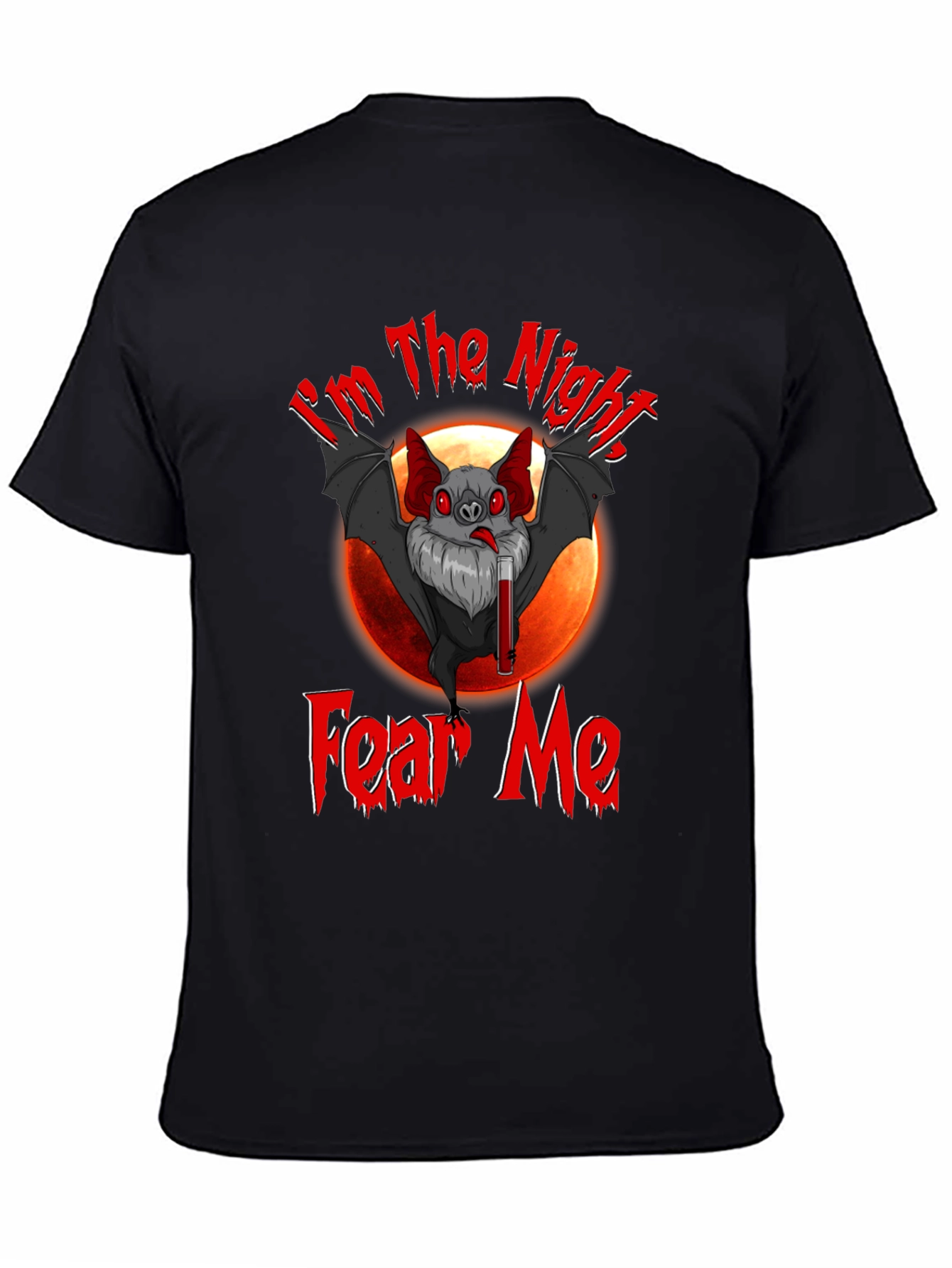 Im The Night Fear Me Bat Graphic T-Shirt
