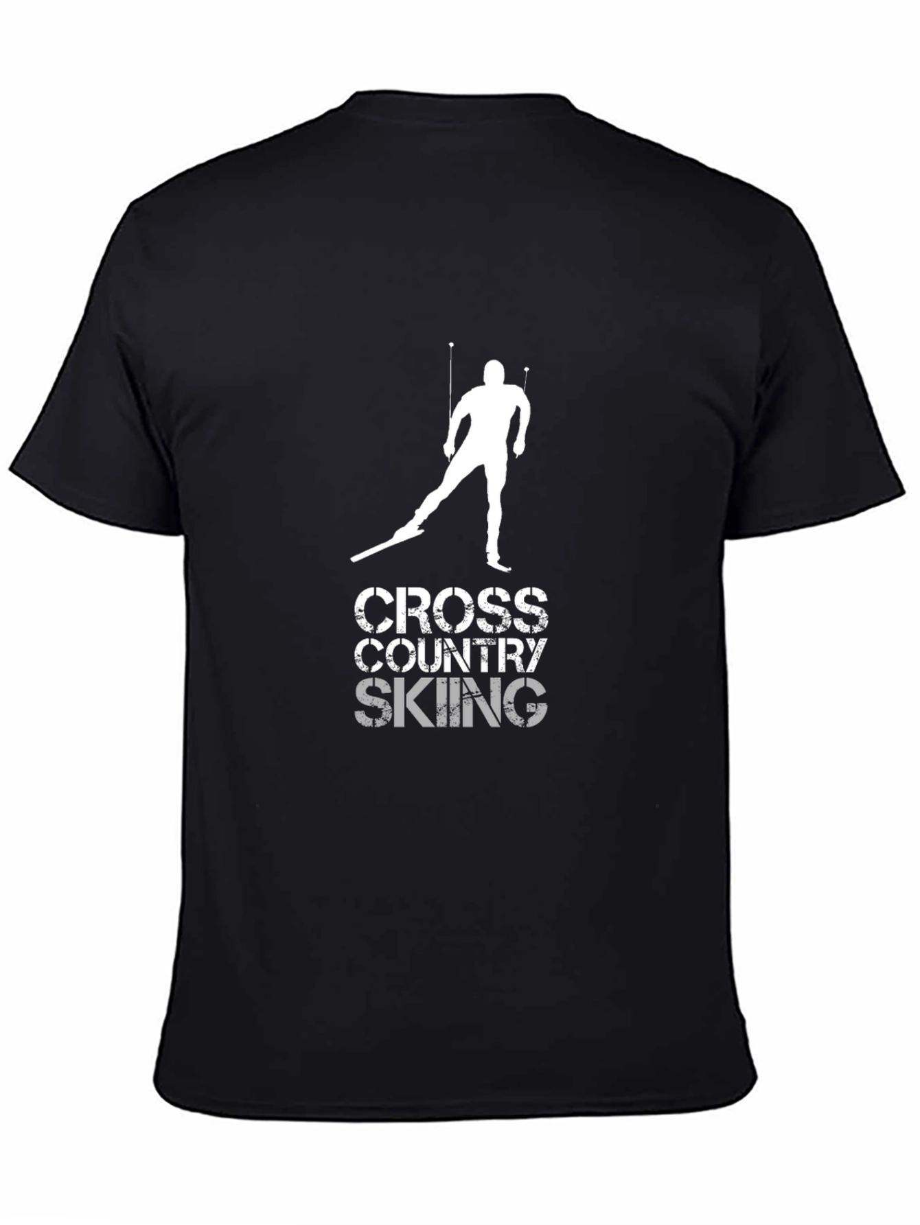 Cross Country Skiing Graphic T-Shirt - Sportswear Tee