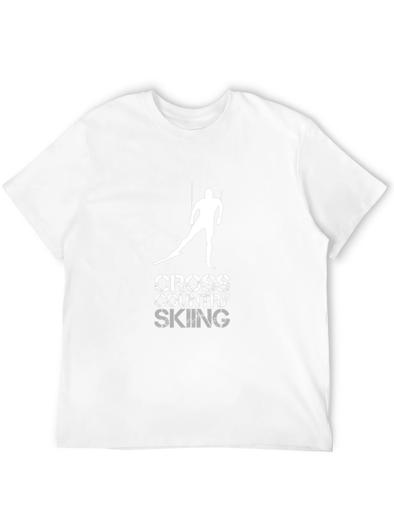 Cross Country Skiing Graphic T-Shirt - Sportswear Tee
