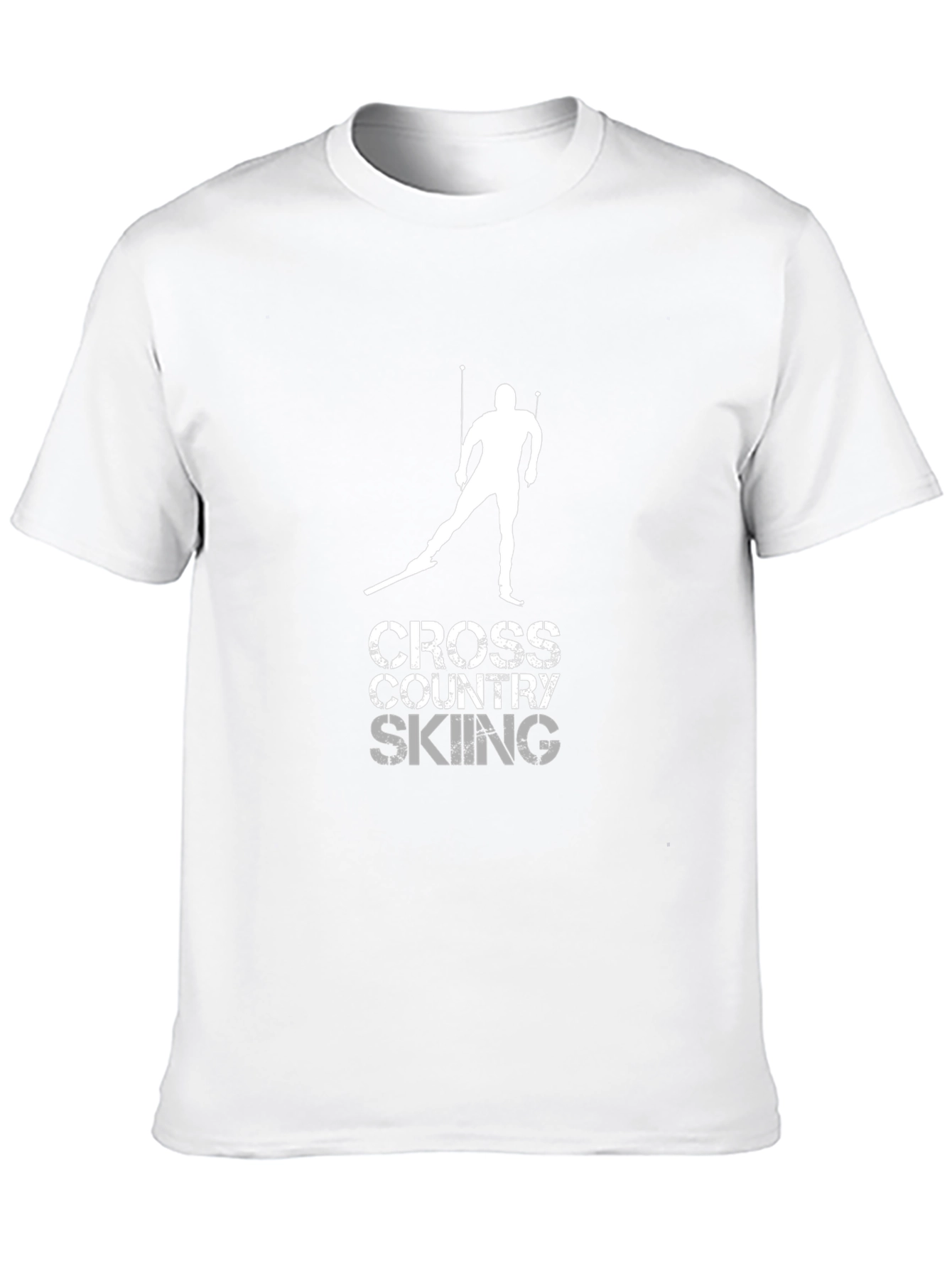Cross Country Skiing Graphic T-Shirt - Sportswear Tee