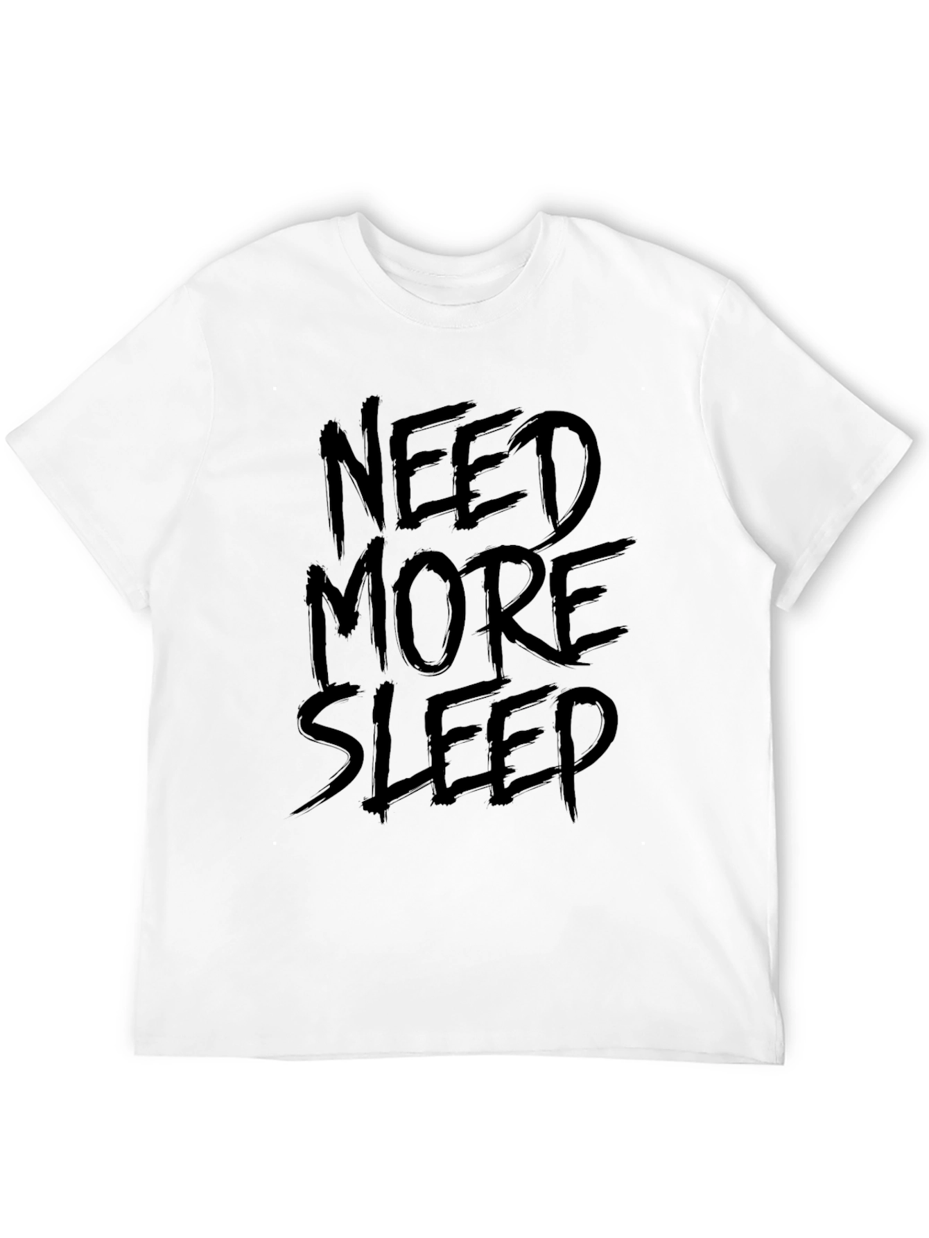 Need More Sleep Black Graphic T-Shirt
