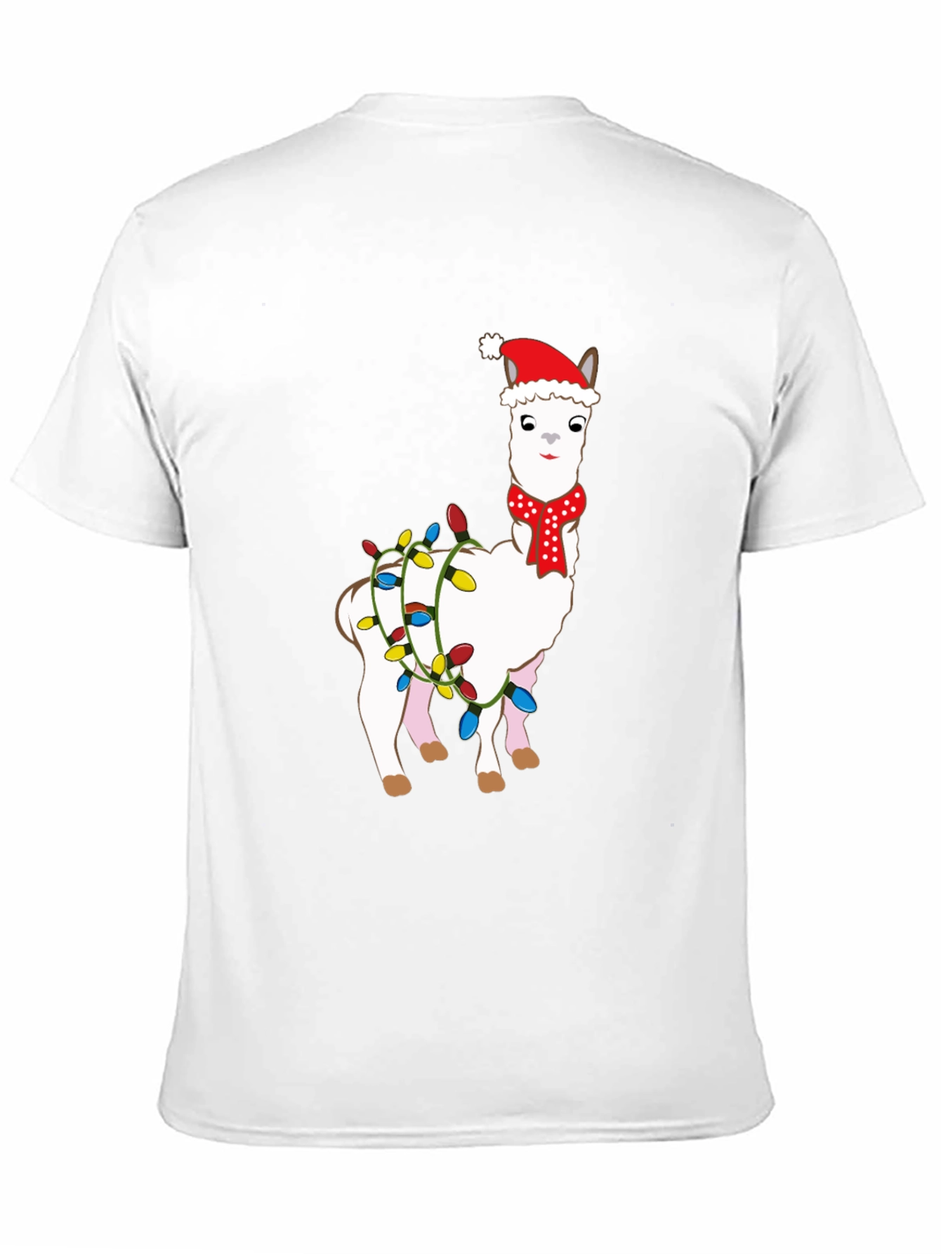 Holiday Llama Graphic Tee - Christmas Festive Shirt
