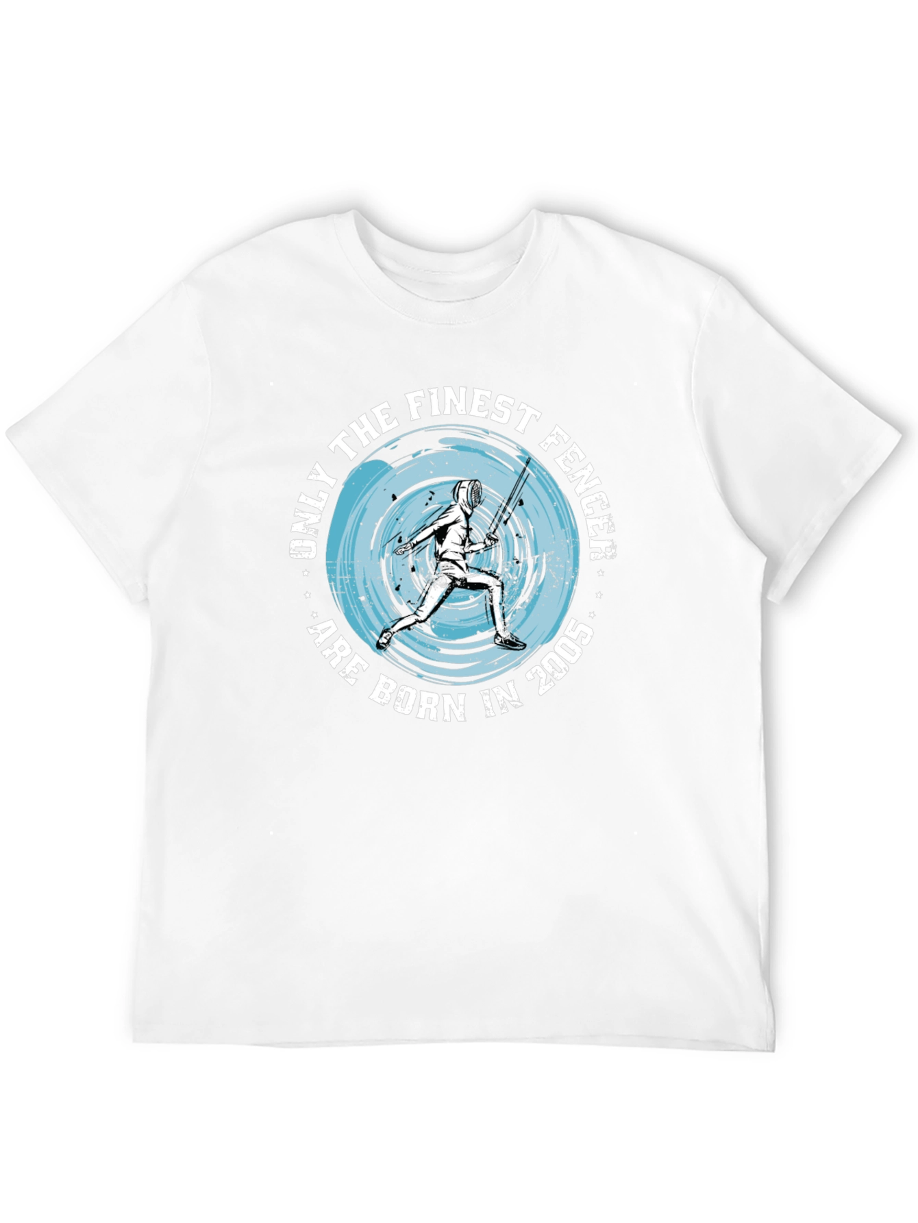Finest Fencer Born in 2005 Black T-Shirt
