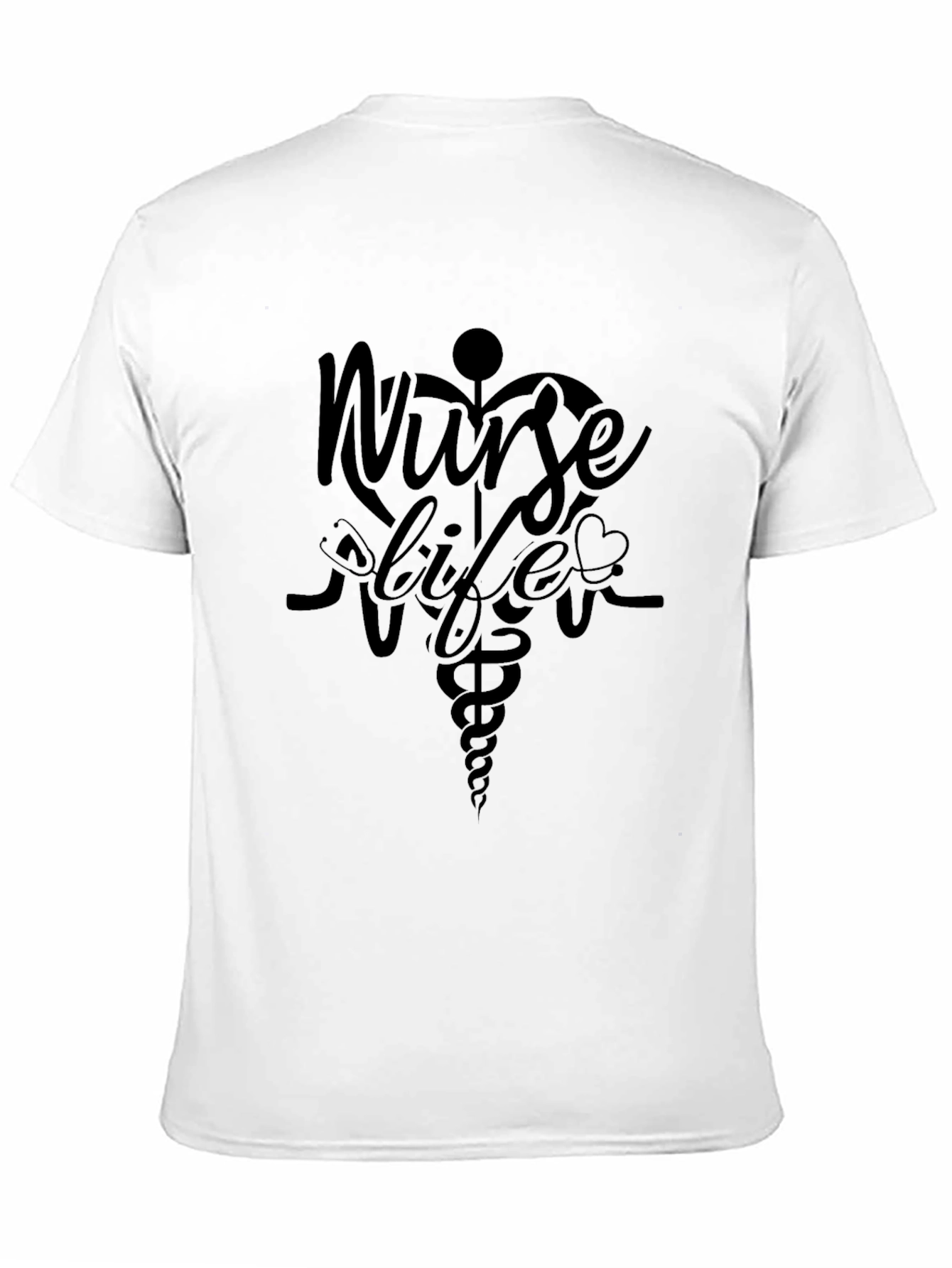 Nurse Life T-Shirt - Medical Caduceus Graphic Tee