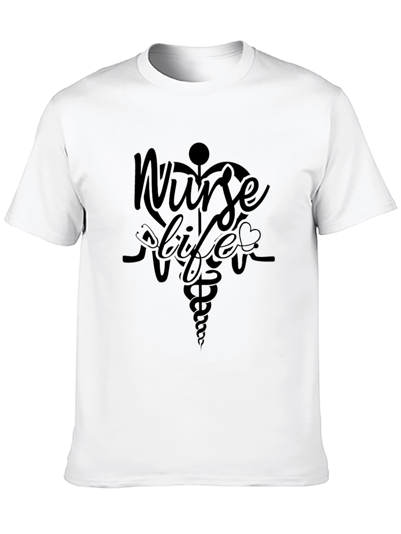 Nurse Life T-Shirt - Medical Caduceus Graphic Tee