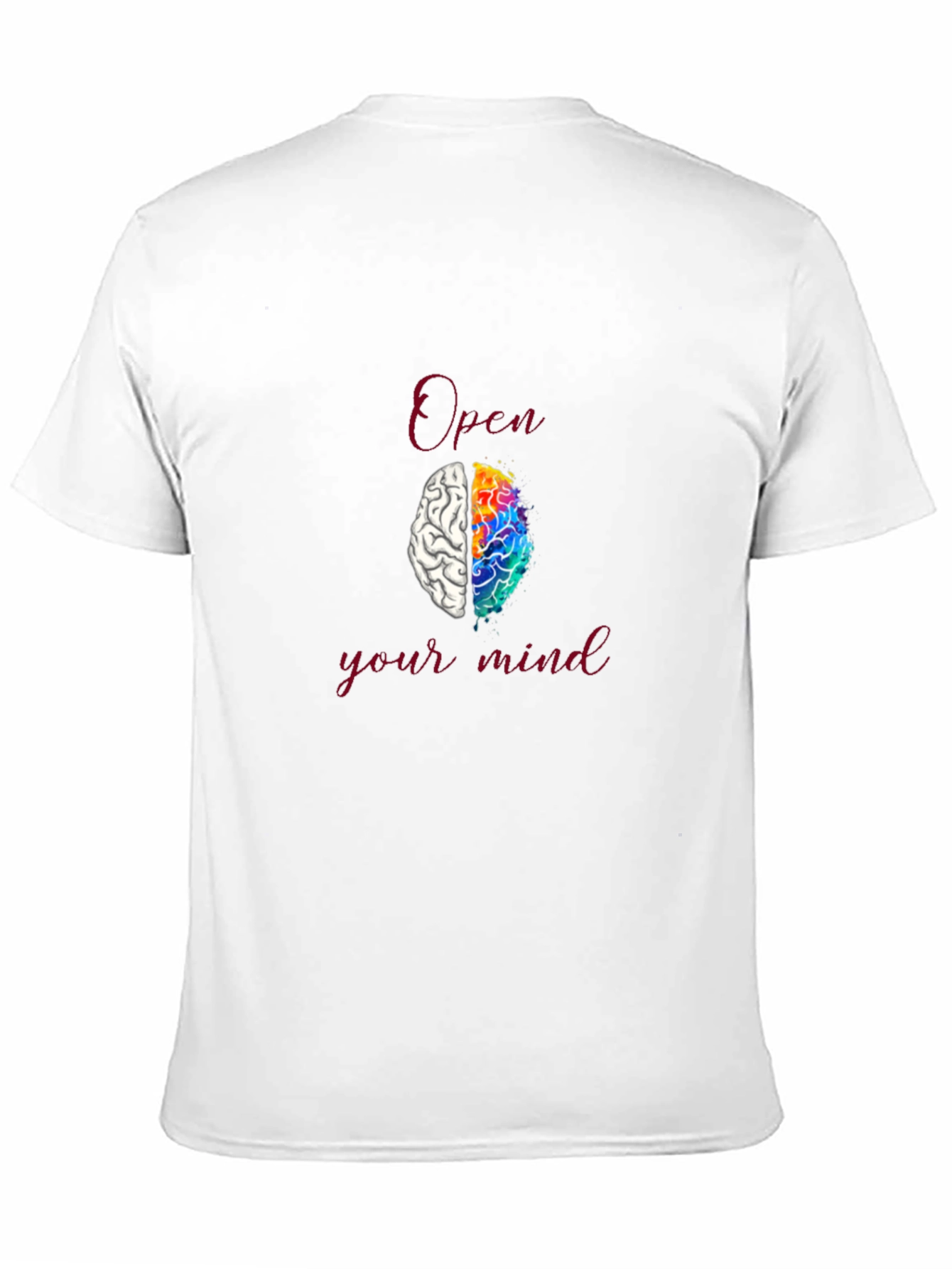 Open Your Mind T-Shirt - Brain Design