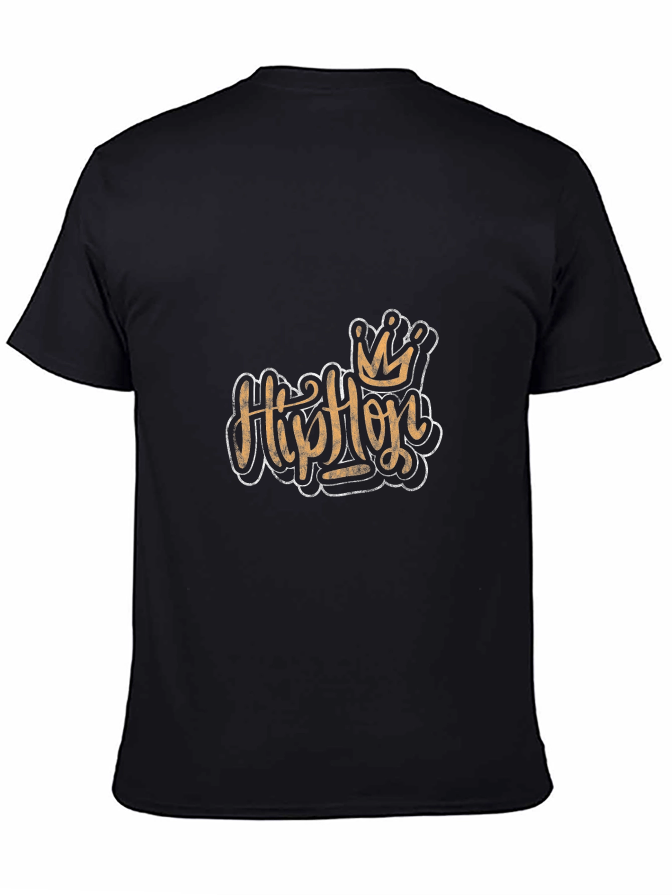 Hip Hop Crown Black T-Shirt