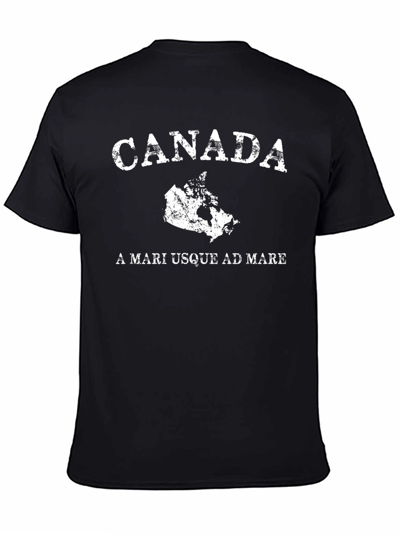 Canada Map T-Shirt - A Mari Usque Ad Mare